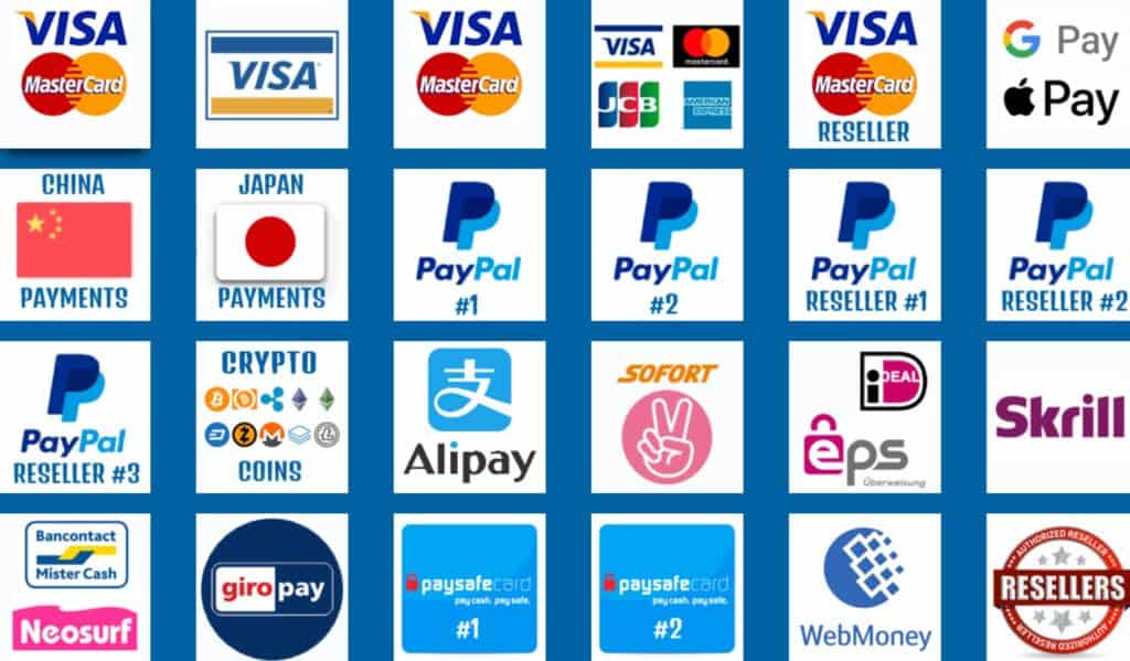 HotLink.cc payment methods